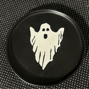 Threshold Black and Cream Stoneware Plate